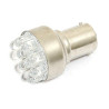 Žárovka 12LED 12V Ba15s oranžová