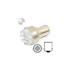Žárovka 12LED 12V Ba15s bílá
