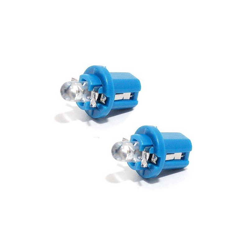 Žárovka 1LED 12V B8,5d modrá 2ks Compass 33759