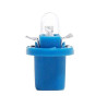 Žárovka 1LED 12V B8,5d modrá 2ks Compass 33759