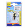 Žárovka 19 SMD LED 12V Ba15S s rezistorem CAN-BUS ready bílá