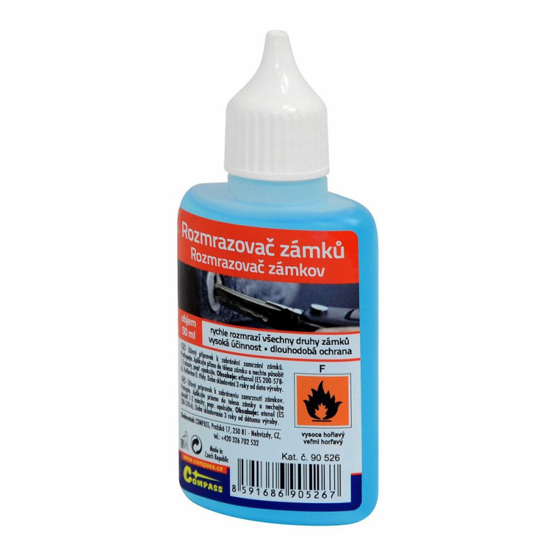 Rozmrazovač zámků 50ml Compass 90526