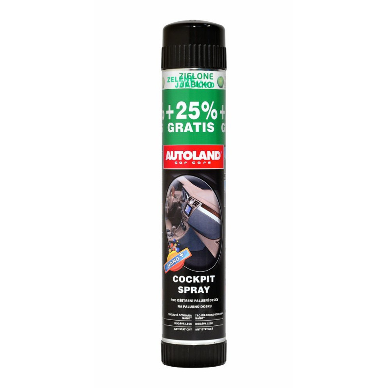 Cockpit spray Zelené jablko Autoland NANO+ 500ml