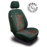 Autopotah Automega Škoda Fabia I dělená 5 opěrek hlavy červené