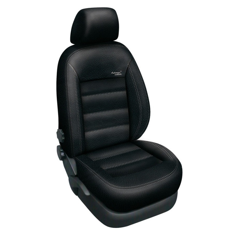 Autopotahy Volkswagen TIGUAN, od r. 2007, AUTHENTIC LEATHER, černé