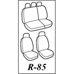 Autopotah Automega Seat Leon I 5 dveř 1999-2005 Dynamic žakar tmavý