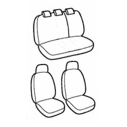 Autopotah Automega Seat Leon II 5 dveř 2005 Dynamic žakar tmavý