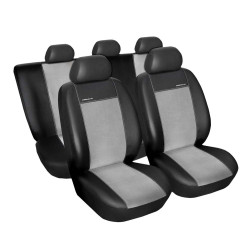 Autopotahy Seat Toledo III, od r. 2004, Eco kůže + alcantara šedé