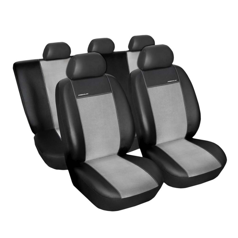 Autopotahy Seat Toledo III, od r. 2004, Eco kůže + alcantara šedé