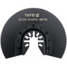 Segmentový pilový list pro multifunkci HSS, 88mm (dřevo, plast, kov) YATO YT-34680