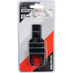Pilový list na ponor. řezy BIM pro multifunkci, 20mm (dřevo, plast, kov) YATO YT-34686