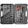 Gola sada 1/2", 3/8", 1/4" + příslušenství 120 ks YATO YT-38801