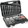 Gola sada 1/2", 3/8", 1/4" + příslušenství 111 ks YATO YT-38831