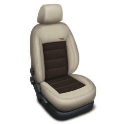 Autopotahy BMW X3, od r. 2003-2010, AUTHENTIC VELVET, béžovohnědé