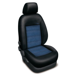 Autopotahy Volkswagen CADDY IV, 5 míst, od r. 2015, AUTHENTIC VELVET černomodré