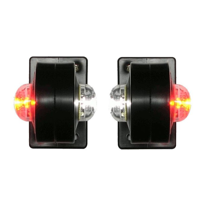 Světlo sdružené obrysové přední a zadní 12-24V LED W21.1