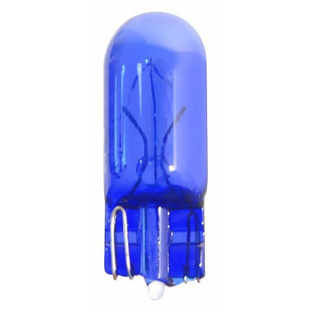 Žárovka 12V W5W 5W T10 celosklo BLUE box
