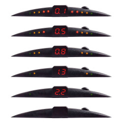 Parkovací asistent 4 senzory LED displej Compass 33602