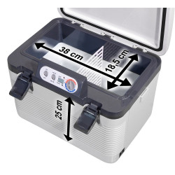 Chladící box 19l  220V/24V/12V DOUBLE Compass 07130