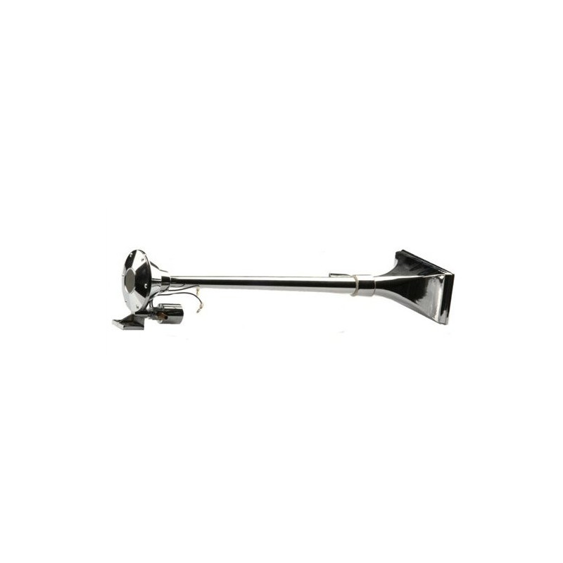 Fanfára CHROM 12/24V vzduchová 64cm hranatá