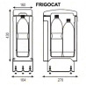 Termoelektrická autochladnička Indel B FRIGOCAT 24V 7 litrů