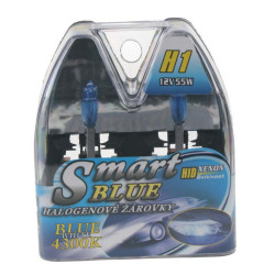 Halogen. žárovka 12V s paticí H1, Blue white 4300K