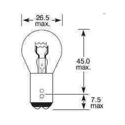 Autožárovka 24V 21/5W BAY15d P21/5W - 10 ks