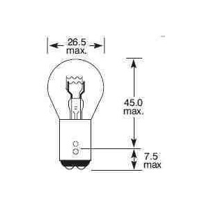 Autožárovka 24V 21/5W BAY15d P21/5W - 10 ks