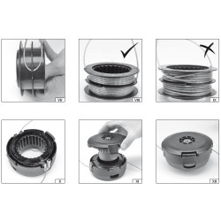 Strunová hlava do sekačky 2-2,4mm FLO TO-79550