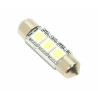 Autožárovka 3 LED SMD 12V sufit SV8.5 s rezistorem CAN-BUS ready