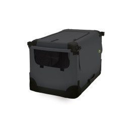 Přepravka pro psa  skládací Maelson Soft Kennel 62x41x41cm černá antracit