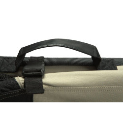 Přepravka pro psa skládací Maelson Soft Kennel 82x59x59cm černo béžová