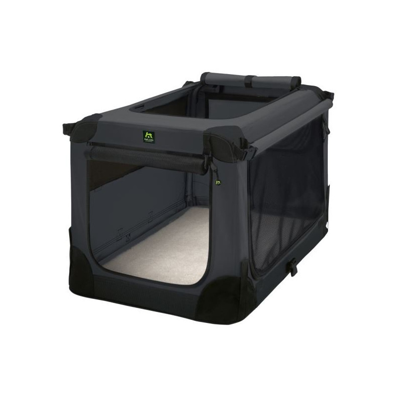 Přepravka pro psa skládací Maelson Soft Kennel 105x72x81cm černá antracit