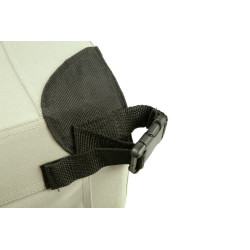 Přepravka pro psa skládací Maelson Soft Kennel 105x72x81cm černo béžová