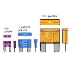 Pojistka nožová MAXI 30A - 100A / balení - 10ks