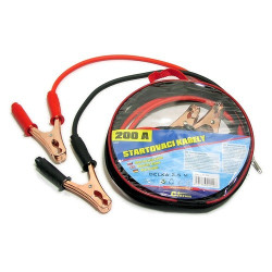 Startovací kabely 200 A - 2,5m 100% MĚĎ