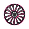 Poklice na kola LE MANS PRO PINK+BLACK 15"