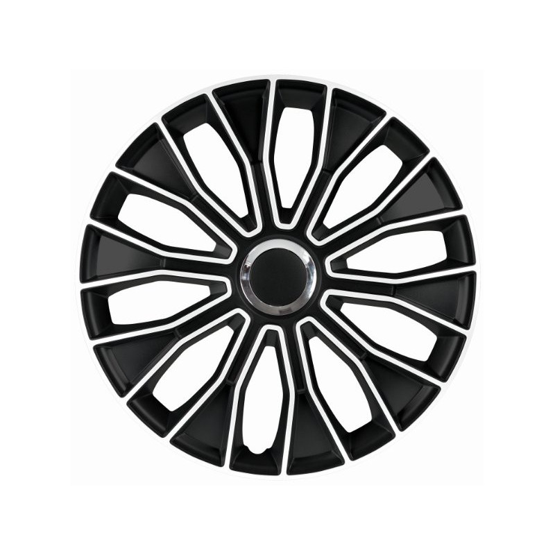 Poklice na kola VOLTEC PRO BLACK/WHITE 15"