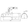 Závěsné zařízení pro přívěs - 750kg kulaté prům.  60mm