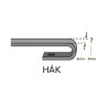 Sada přesných FLAT stěračů 530+450 mm hák FIAT / MAZDA / TOYOTA 