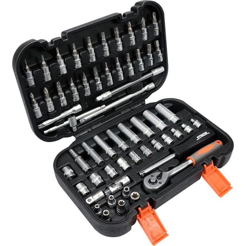 Gola sada 1/4" 56 ks Sthor TO-58643