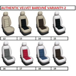 Autopotahy HONDA CIVIC IX, 5 dveř, kombi , od r. 2012, AUTHENTIC VELVET, černočervené