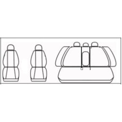 Autopotahy BMW X3 II F25, od r. 2010, AUTHENTIC VELVET, béžové