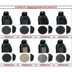 Autopotahy CITROEN C3 PICASSO, od r. 2009, AUTHENTIC PREMIUM, žakar červený