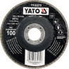 Kotouč lamelový brusný na kov 125x22,4mm P120 YATO YT-83276