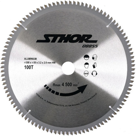 Kotouč na hliník 300 x 30 mm 100z Sthor 08855