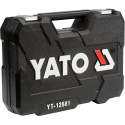 Gola sada 1/2", 1/4" + příslušenství 94 ks YATO YT-12681