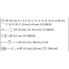 Gola sada 3/8" 22 ks YATO YT-38561