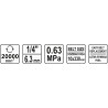 Pneumatická pásová bruska 10x330mm (rozměr pásu) YATO YT-09741