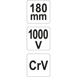 Kleště kombinované 180mm VDE (1000V) YATO YT-21152